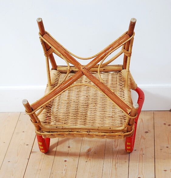 Chair child wicker