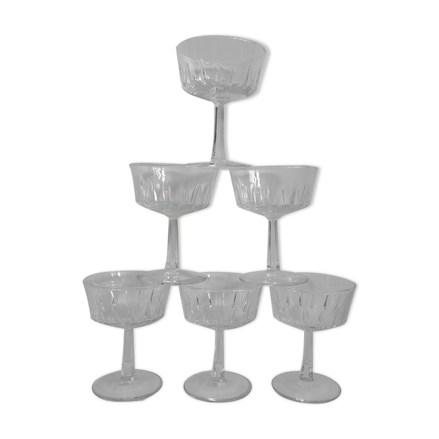 Set 6 glasses champagne
