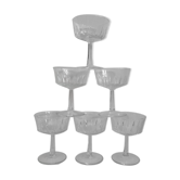Set 6 glasses champagne