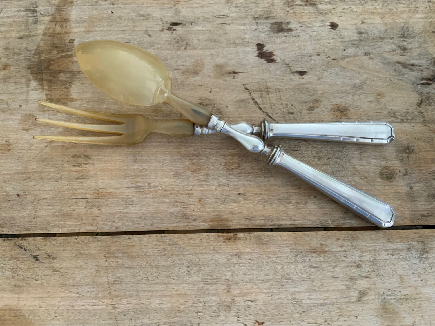 Antique salad cutlery