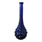 Midnight blue vintage bubble carafe