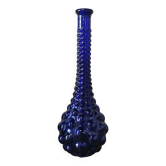 Midnight blue vintage bubble carafe