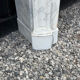 Louis XV style fireplace in Arabescato Carrara marble, circa 1880.