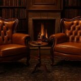 Pair of baroque armchairs