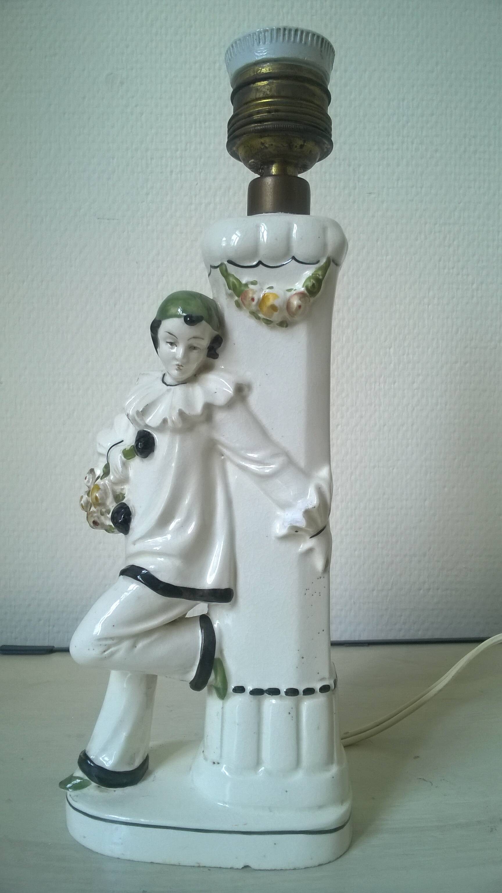 Vintage ceramic table lamp