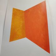 Minimalist geometric painting