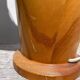 Large wooden lamp from IKEA, vintage design, 1980s