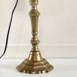 Lampe chic laiton massif vintage