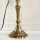 Chic vintage solid brass lamp