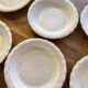 6 Limoges porcelain soup plates signed P. Dessagne in very good condition