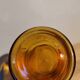 Bocal en verre hermétique style apothicaire vintage jaune jar made in Italy