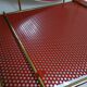 Wall coat holder vintage perforated sheet metal