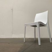 Stackable plastic auxiliary chair Italian Rome