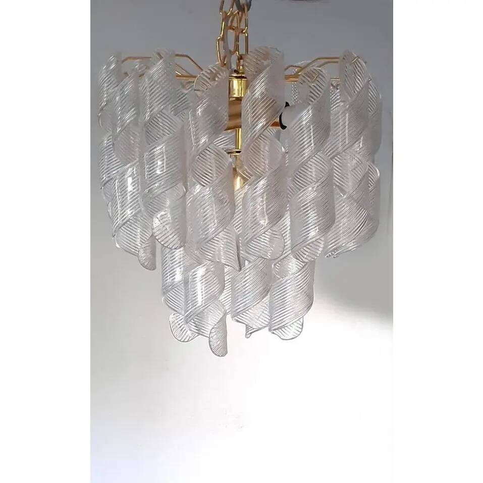 Murano-Style Glass Sputnik Chandelier