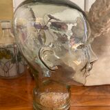 Marotte head to glass hat