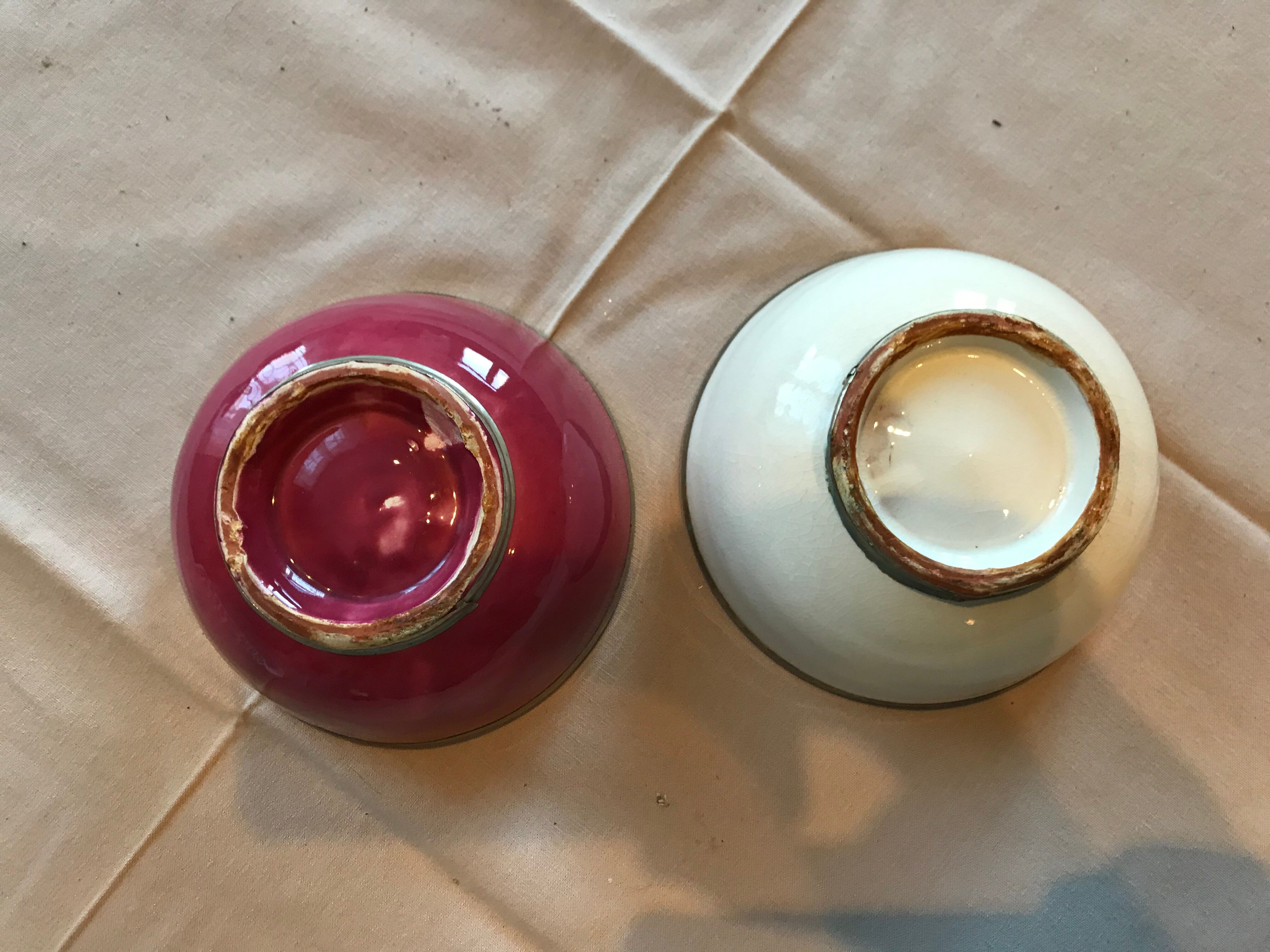 Pair of ceramic bowls