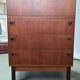 Secretary teak André Monpoix 60s