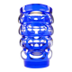Mid-century modern vase, cobalt glass, Germany, 1950s