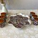 Limoges Royal de Luxe porcelain liquor service