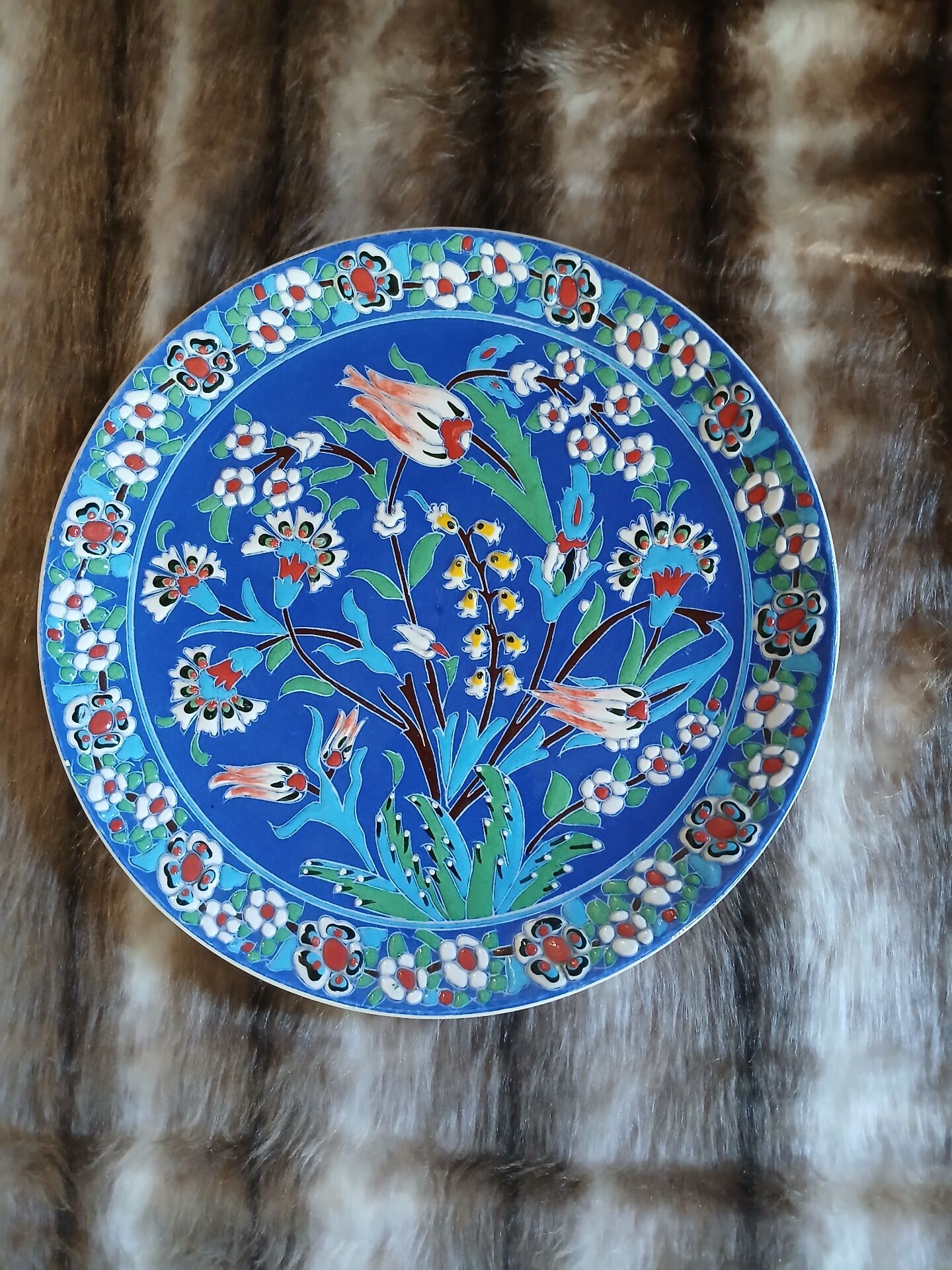 Plat décoratif de Kutahya
