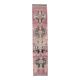 Vintage Pink Turkish Hand-Knotted Runner 75x342