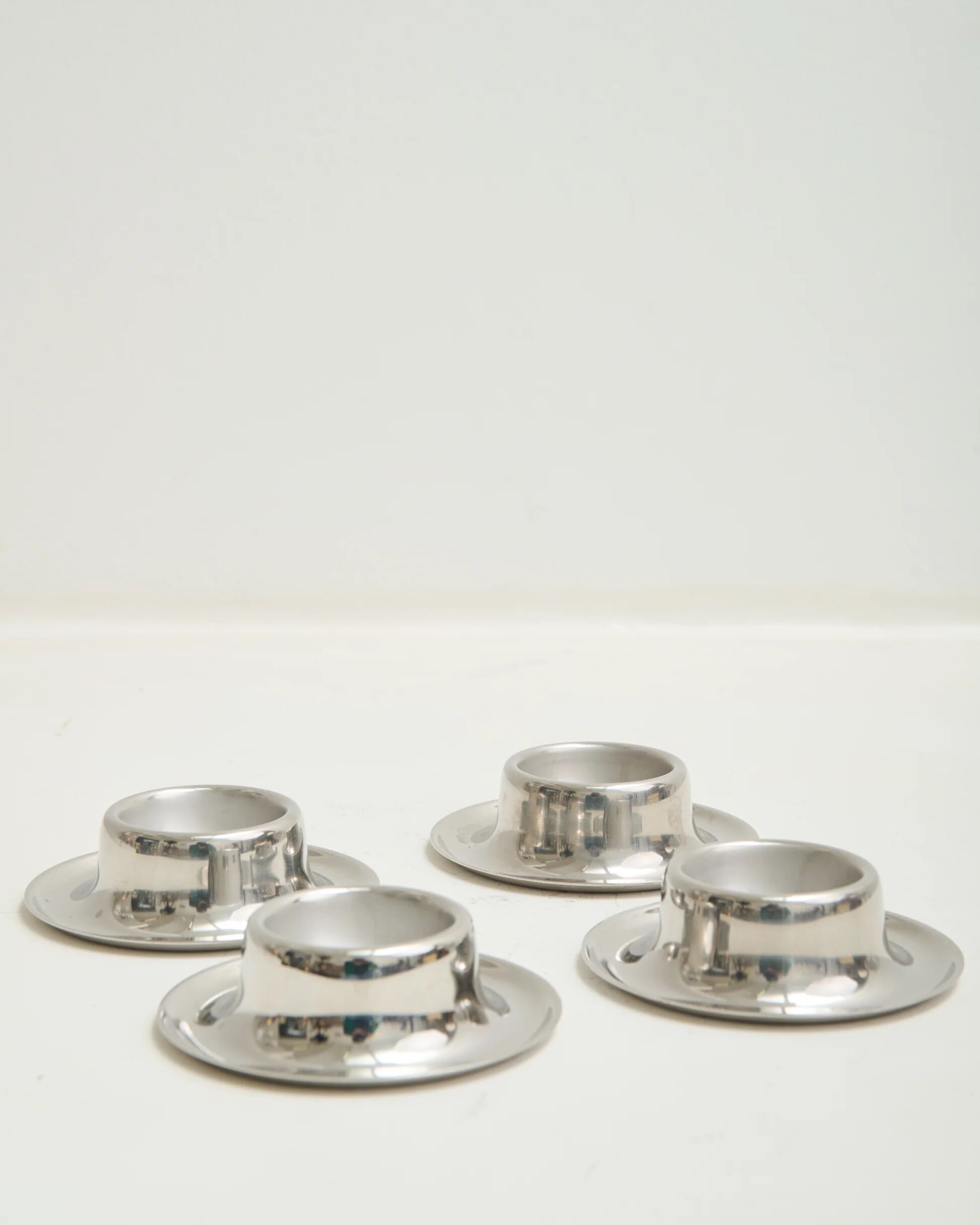 Chrome egg cup, 1970s