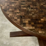 Round Dining Table by Dieter Wäckerlin for Idealheim, 1960s