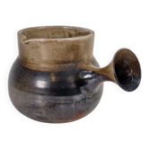 Vintage Glazed Sandstone Jug by Roland Zobel for Atelier Les Cycladen, ​​France, 1970s