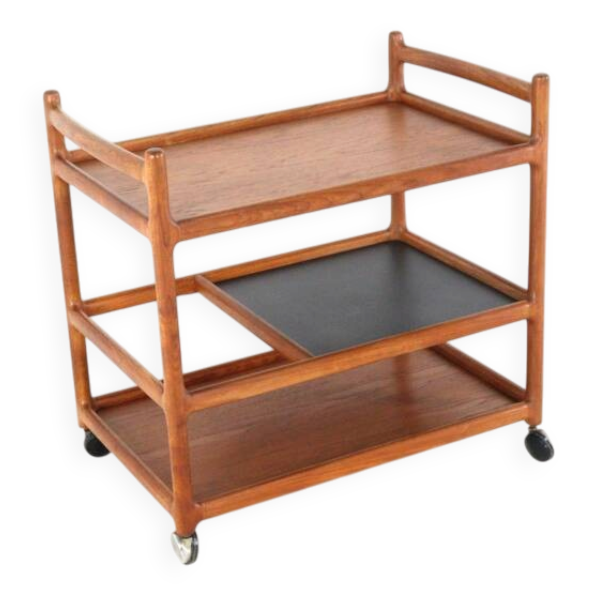 Henning Korch model 308 trolley for C.F. Christensen Silkeborg in teak