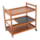 Henning Korch model 308 trolley for C.F. Christensen Silkeborg in teak