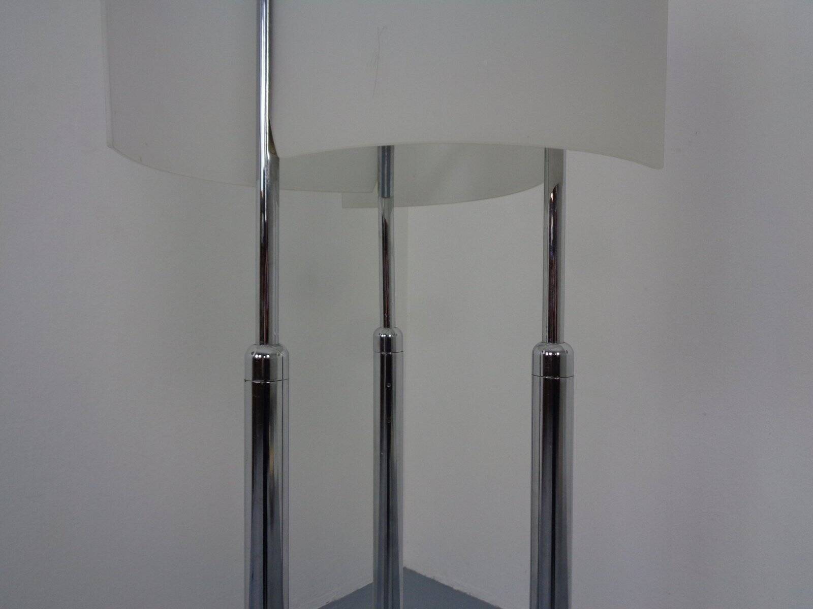 Arianna Floor Lamp in Marble and Handblown Glass by Bruno Gecchelin for Oluce, Italy, 1970s