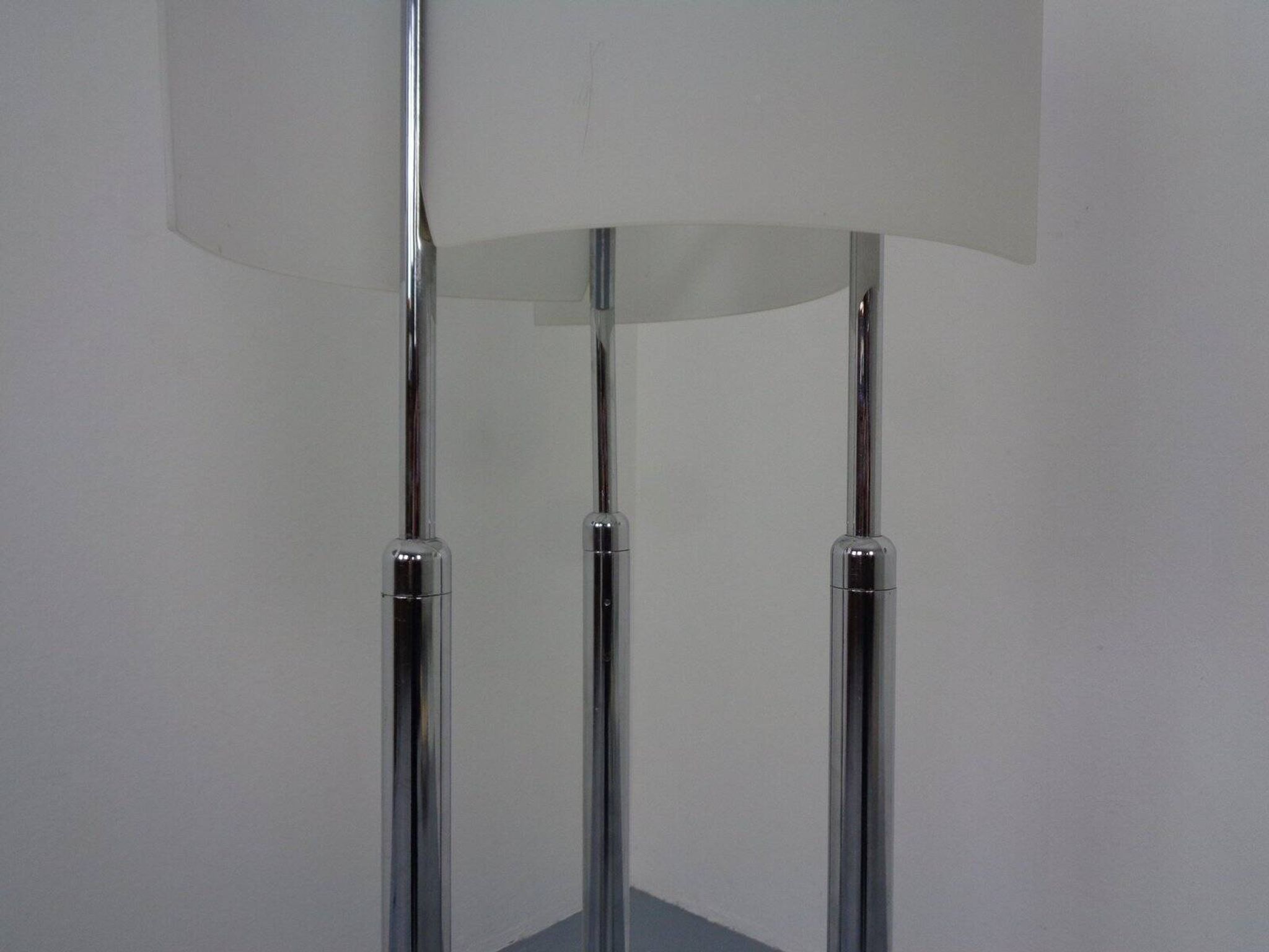 Arianna Floor Lamp in Marble and Handblown Glass by Bruno Gecchelin for Oluce, Italy, 1970s
