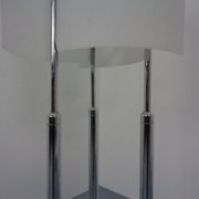 Arianna Floor Lamp in Marble and Handblown Glass by Bruno Gecchelin for Oluce, Italy, 1970s