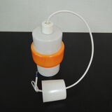 White and orange opaline suspension