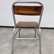 Vintage aluminium dining set