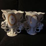 Paire vases d'église