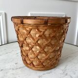 Rattan pot cover 70s
