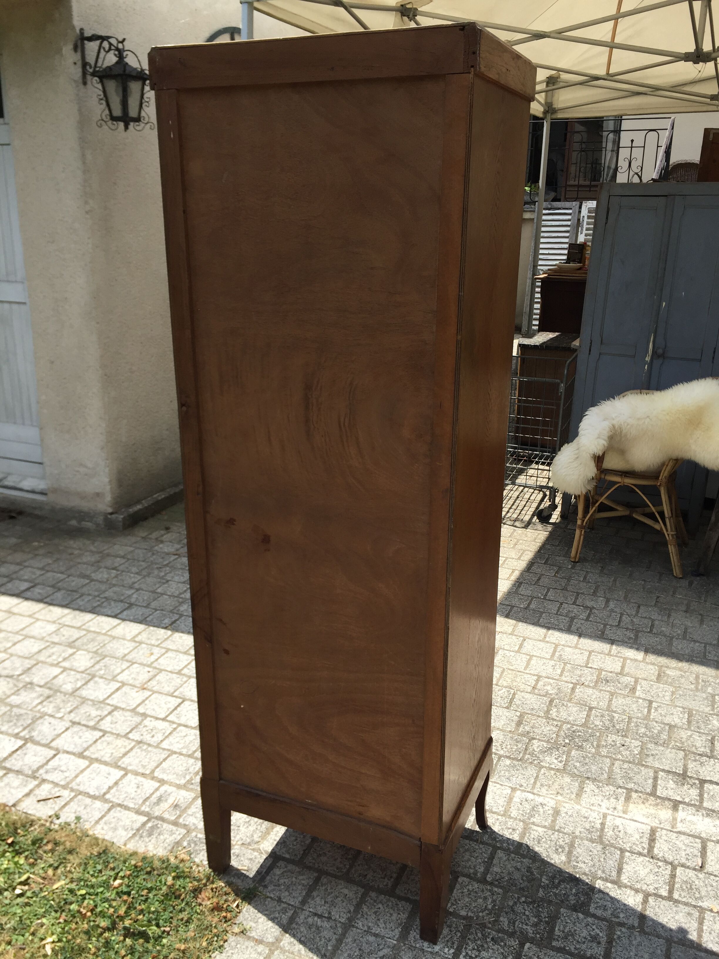 Cabinet with showcase vintage 1960 hosier