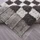 Brown White Vintage Runner Rug 69x249Cm SK 241394