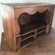 Antique wall-mounted shelf unit