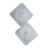 Paire de grands plafonniers vintage (L-0157)