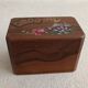 Wooden box for card games
