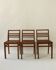 3 chairs model 103 with lattice seats by René Gabriel