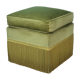 Velvet pouf