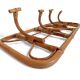 Mid-Century Extra-Large Bamboo & Rattan Coat Rack, Tito Agnoli Style