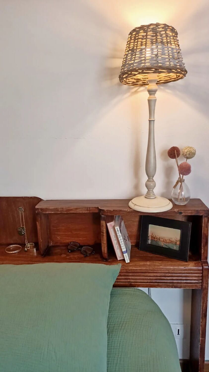Antique headboard