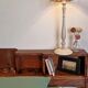 Antique headboard