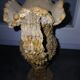 Vintage French shell vase