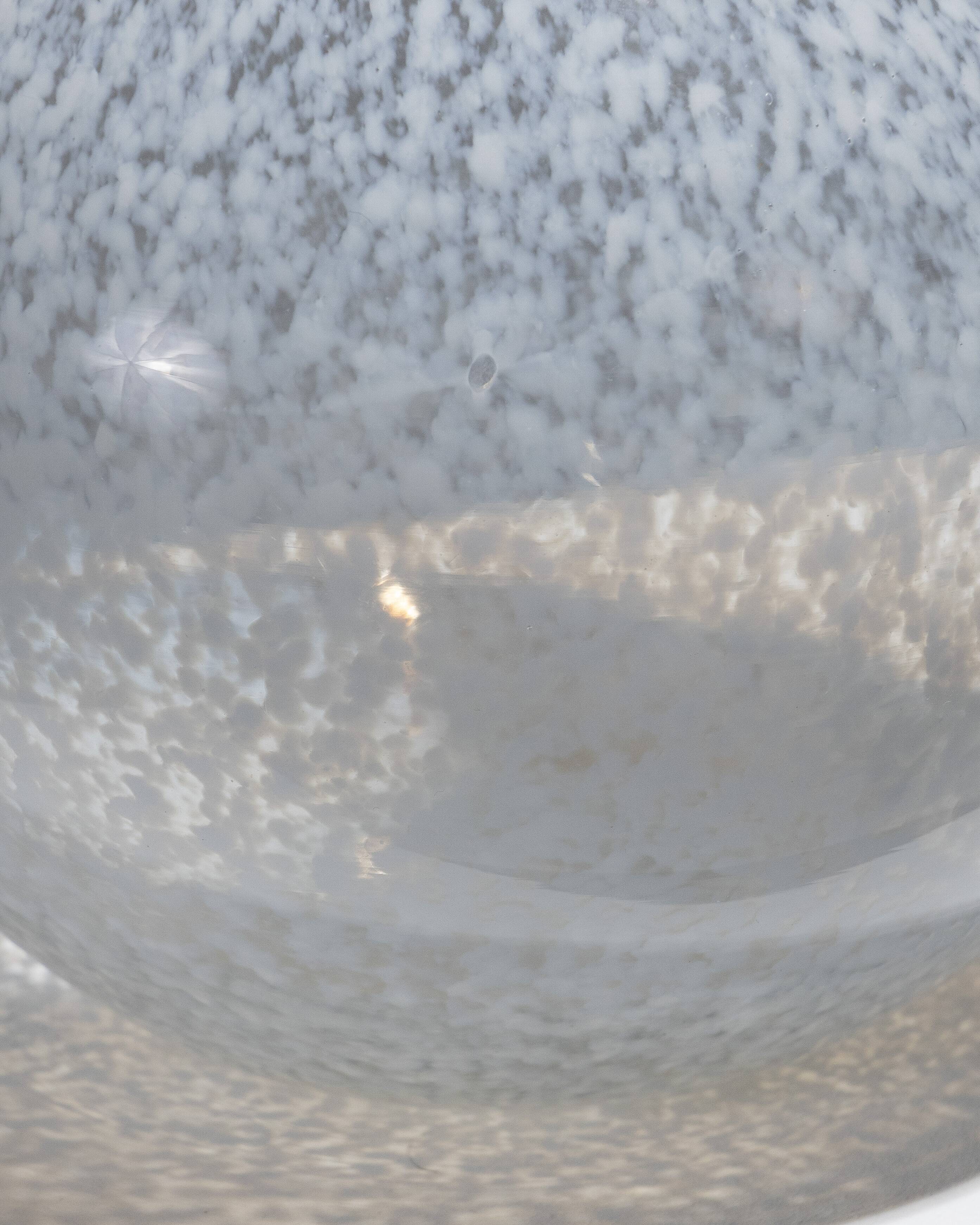 Speckled glass ball vase, 1960s