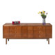 Important sideboard with drawers in teak, Italian design, 1960s.